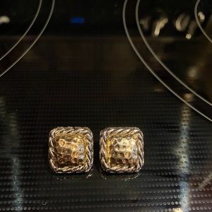 Beautiful Square Stud Earrings